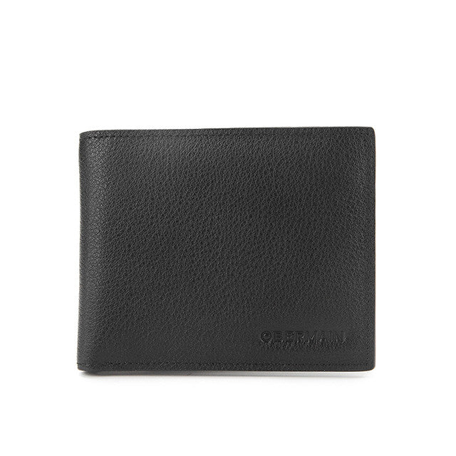 Obermain Aksesoris Unisex Short Wallet Melon Short Wl Coin-Rfid In Black