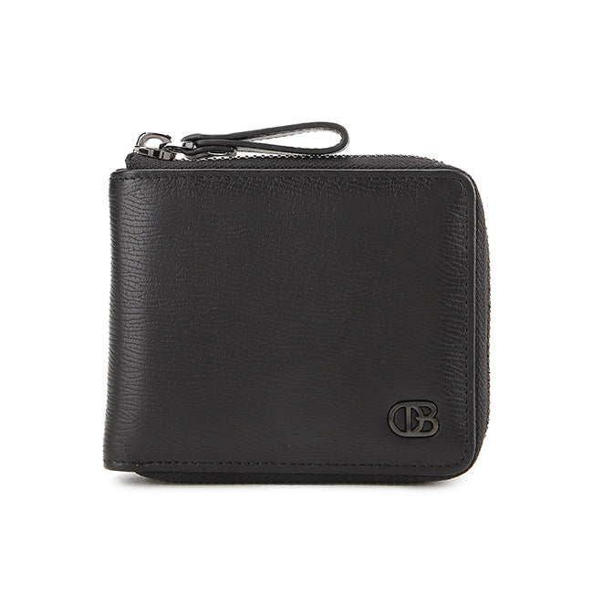 Obermain Aksesoris Unisex Short Wallet Naj Short Zip Wallet-Rfid In Black
