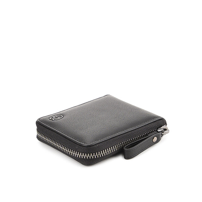 Obermain Aksesoris Unisex Short Wallet Naj Short Zip Wallet-Rfid In Black