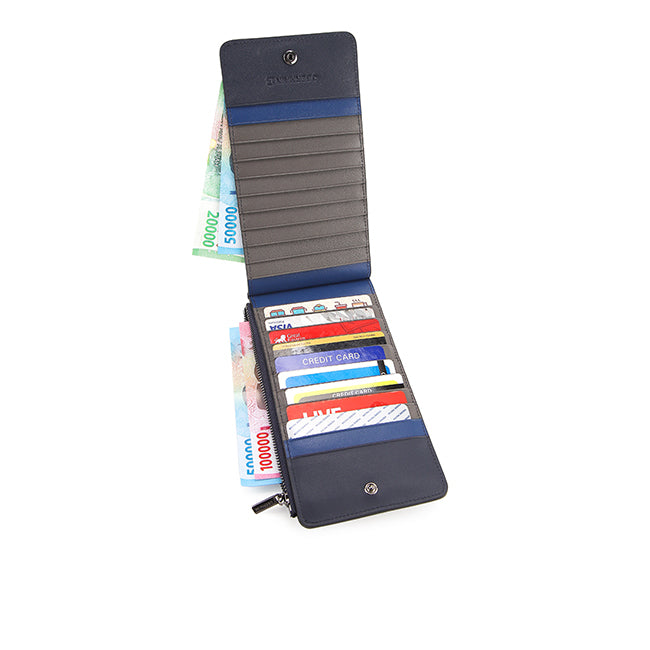 Obermain Aksesoris Pria Card Holder Morthon Cardholder-Rfid In Navy