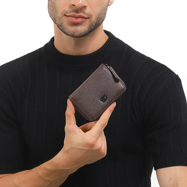 Obermain Aksesoris Pria Card Holder Nevin Cardholder - Rfid In Brown