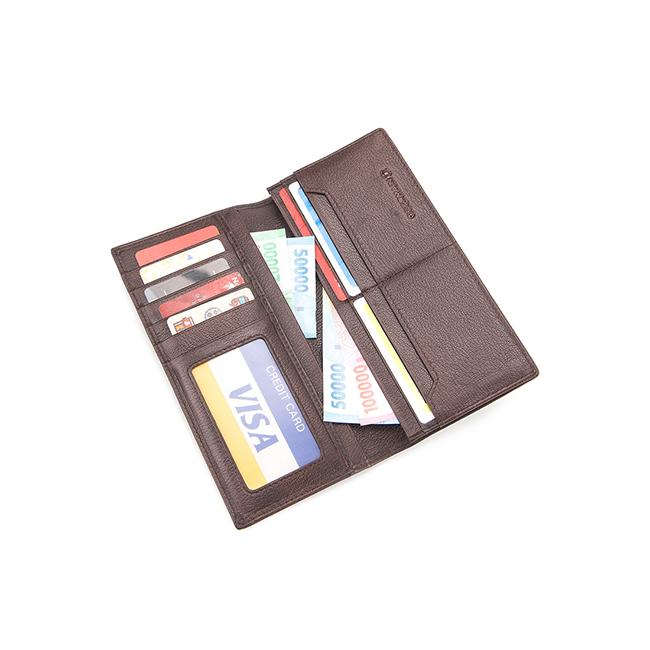 Obermain Aksesoris Pria Nevin Long Wallet-Rfid In Brown