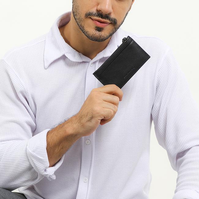 Obermain Aksesoris Pria Card Holder Nigel Cardhold (M)-Rfid In Black