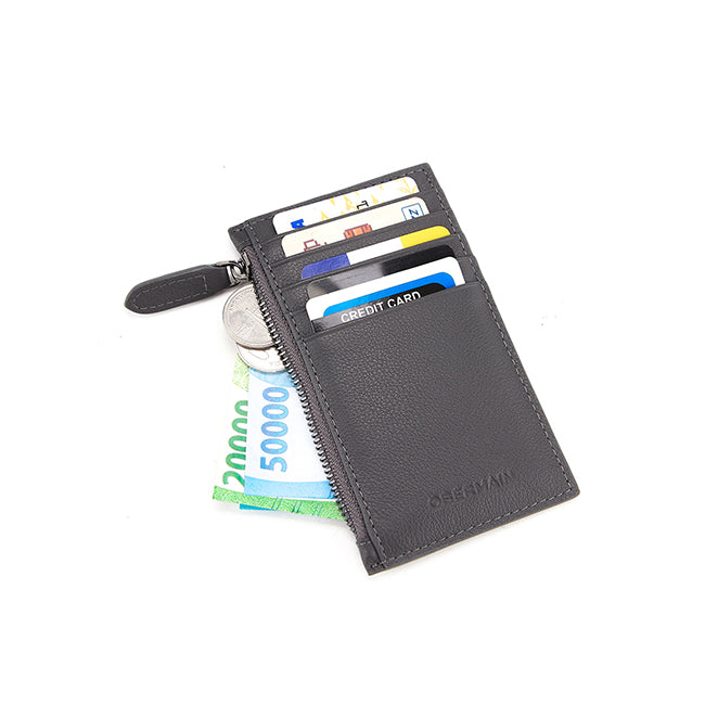 Obermain Aksesoris Pria Card Holder Nigel Cardhold (M)-Rfid In Grey