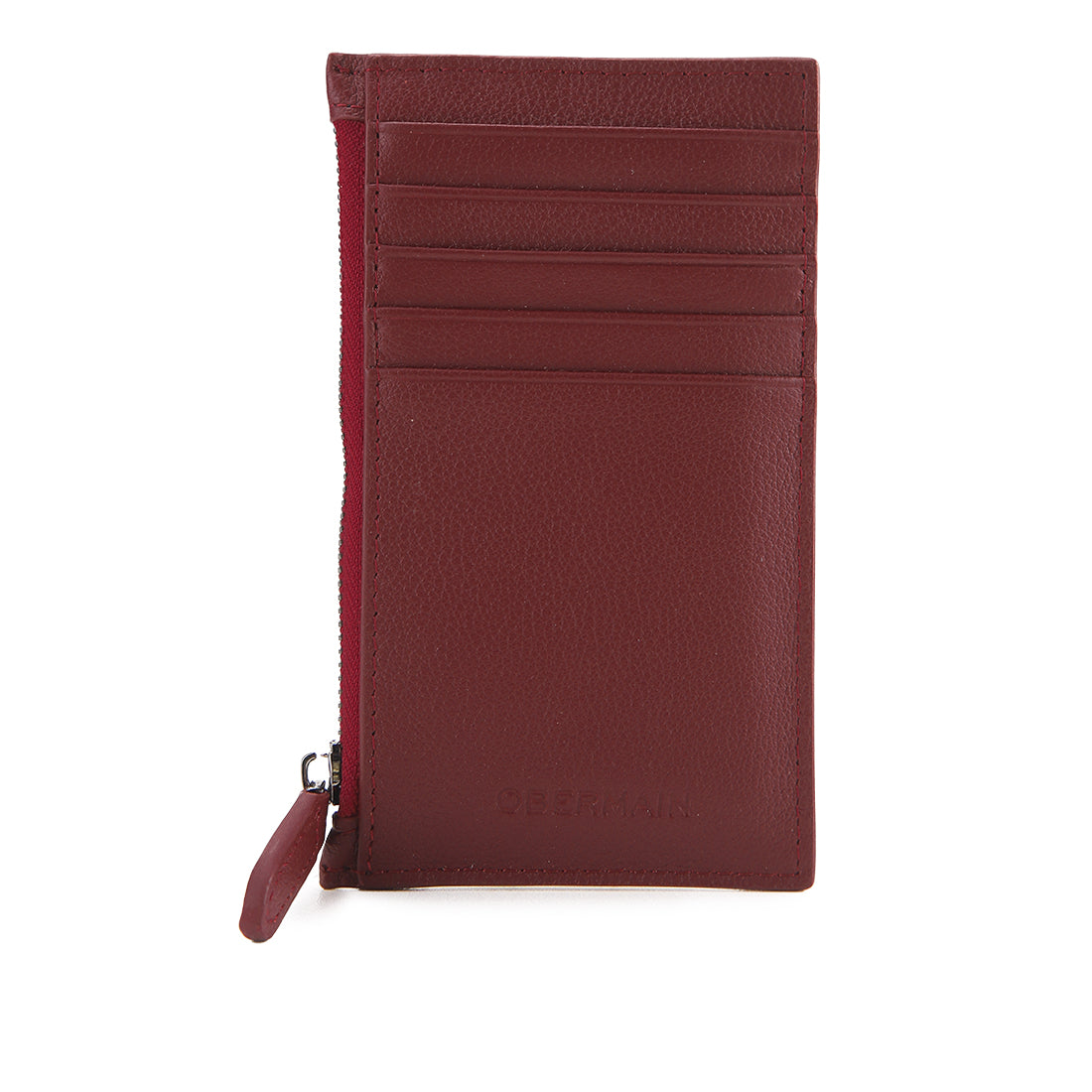 Obermain Aksesoris Pria Card Holder Nigel Cardhold (M)-Rfid In Maroon