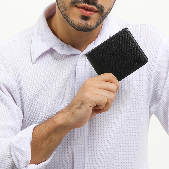 Obermain Aksesoris Pria Short Wallet Timmy Short Wlflip-Rfid In Black