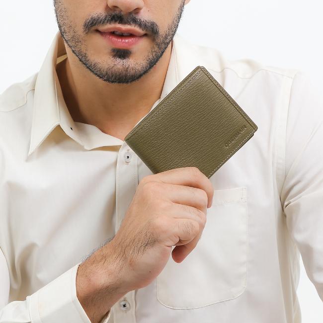 Obermain Aksesoris Pria Short Wallet Tavin Short Wf Com-Rfid In Khaki