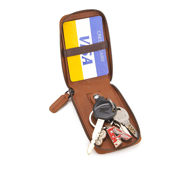 Obermain Aksesoris Pria Key Holder Tab Keyholder In Brown
