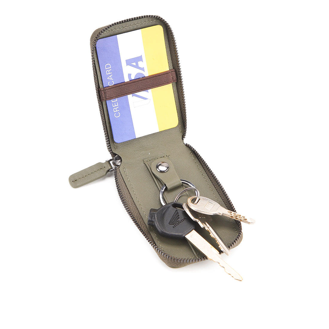 Obermain Aksesoris Pria Key Holder Tab Keyholder In Olive