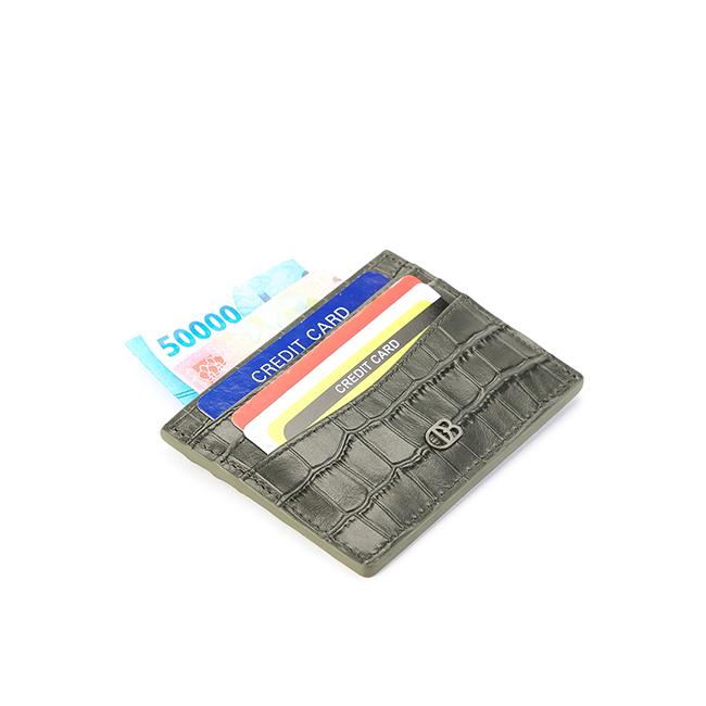 Obermain Aksesoris Pria Card Holder Troy Cardholder - Rfid In Green