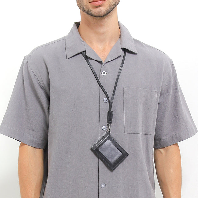 Obermain Aksesoris Pria Id Card Tron Lanyard In Black