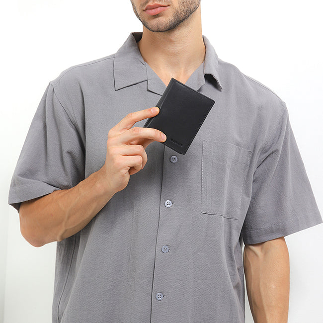 Obermain Aksesoris Pria Tall Wallet Terrence Tall Wl-Rfid In Black