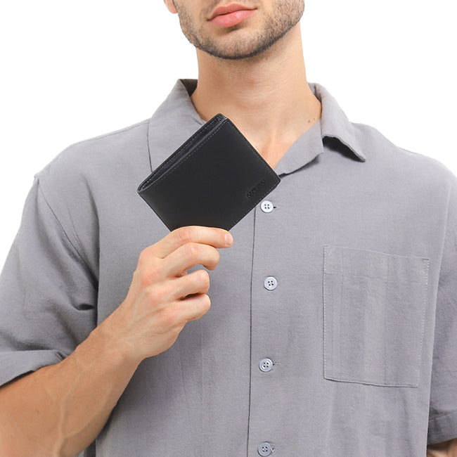 Obermain Aksesoris Pria Short Wallet Terrence Short Wfc-Rfid In Black