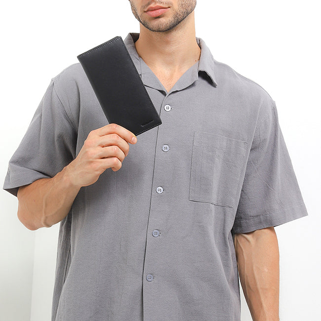 Obermain Aksesoris Pria Long Wallet Terrence Long Wl-Rfid In Black