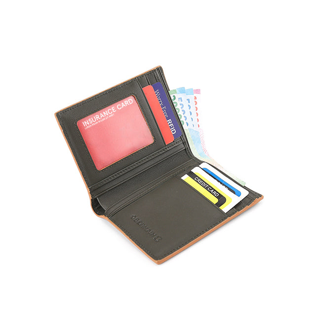 Theo Tall Wallet - Rfid In Olive