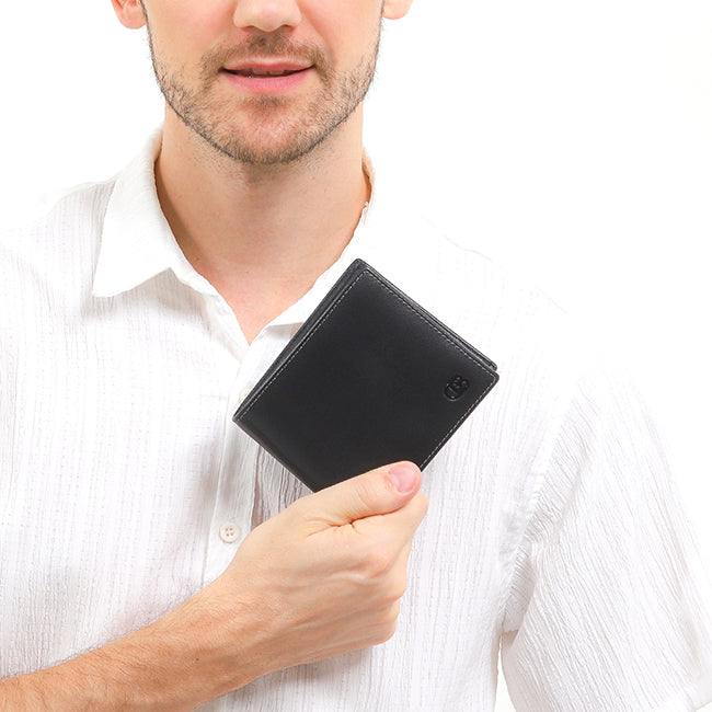 Trek Short Wallet-Rfid In Black