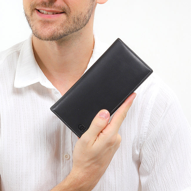 Trek Long Wallet - Rfid In Black