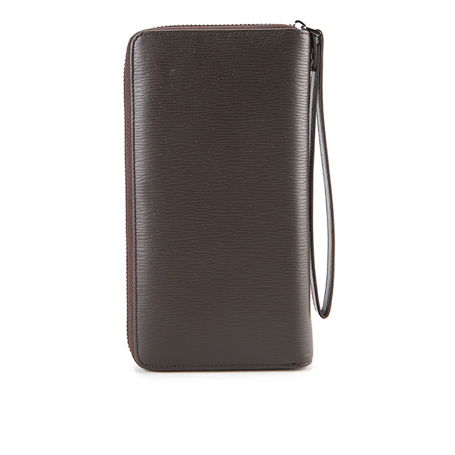 George Long Zip Wl-Rfid In Brown