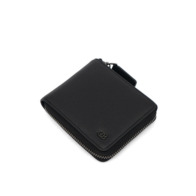 Obermain Men Wallet Howard Short Zip Wl Flip-Rfid In Black