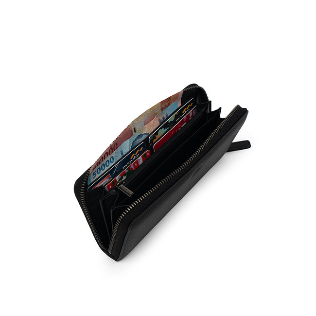 Obermain Men Wallet Howard Long Zip Wl-Rfid In Black