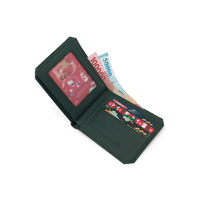 Obermain Men Wallet Javier Short Wl Flip-Rfid In Green
