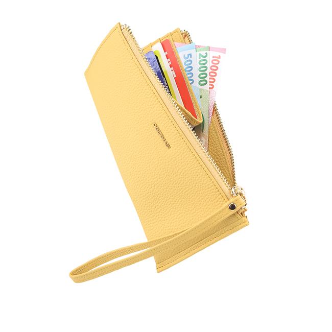 Obermain Aksesoris Wanita Ariel Card Pouch-L In Yellow