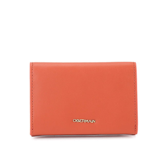 Audrey Cardholder-L In Coral