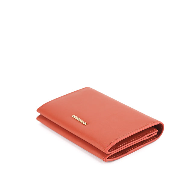 Audrey Cardholder-L In Coral