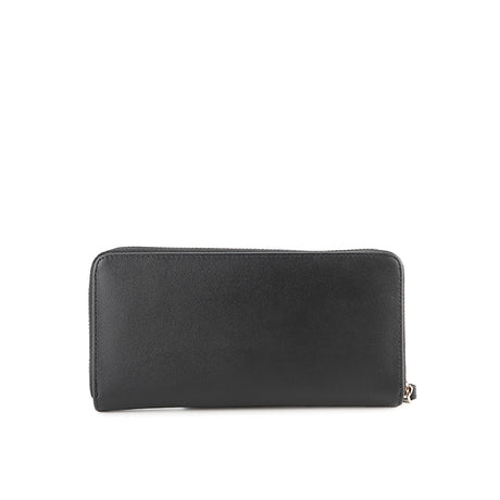 Allie Long Zip Wallet-L In Black
