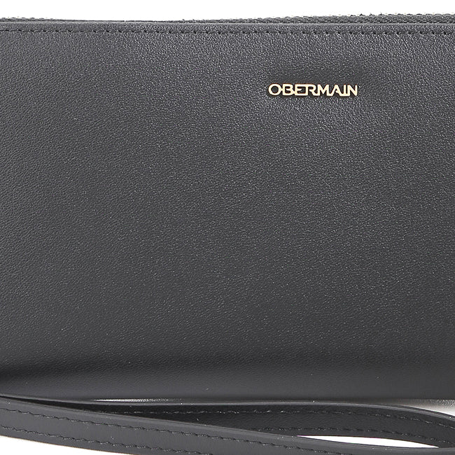 Allie Long Zip Wallet-L In Black