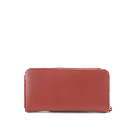Allie Long Zip Wallet-L In Coral