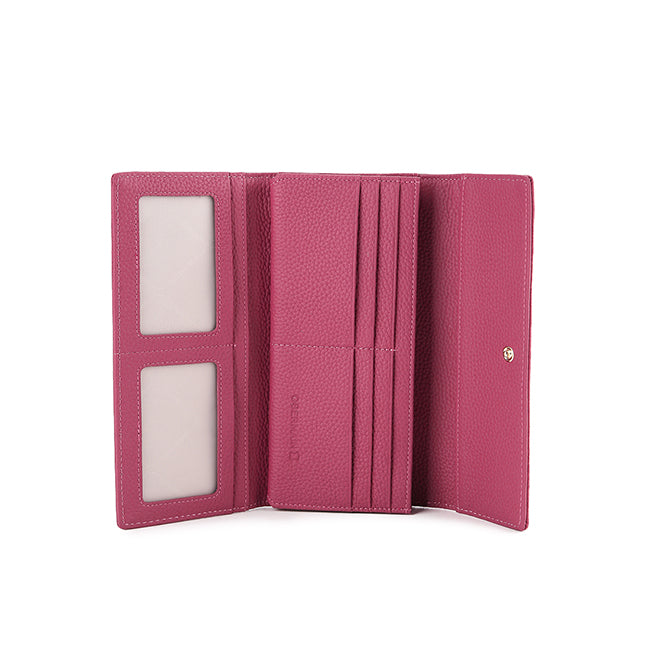 Alyssa Long Wallet-L In Fuschia