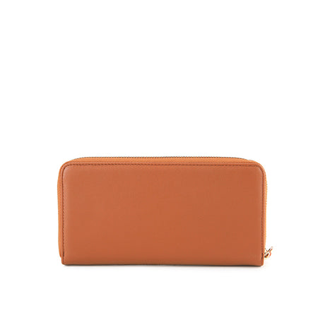 Dolly Long Zip Wallet - Rfid In Tan