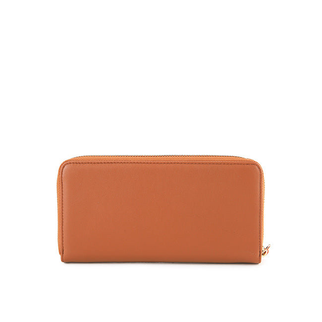 Dolly Long Zip Wallet - Rfid In Tan
