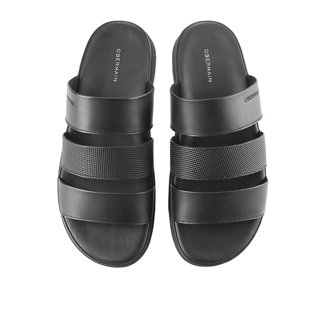 Obermain Sandal Pria Sandals Eugen Keaton In Black