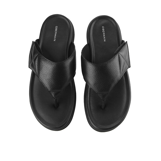 Obermain Sandal Pria Sandals Guilbert Kordy In Black