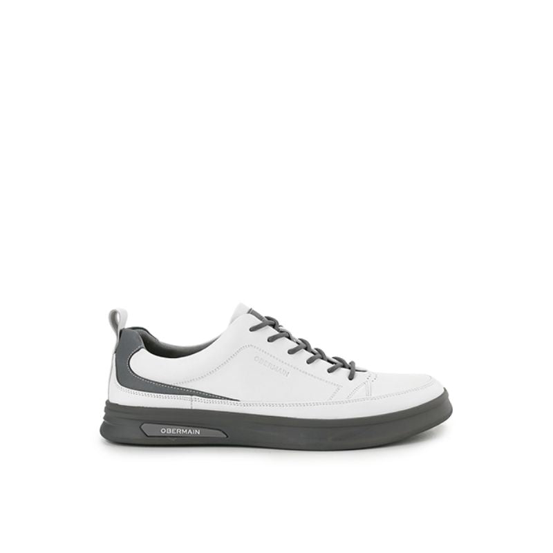 Obermain Sepatu Sneakers Pria Santino Geason In White