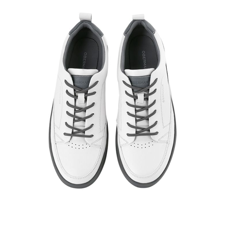 Obermain Sepatu Sneakers Pria Santino Geason In White