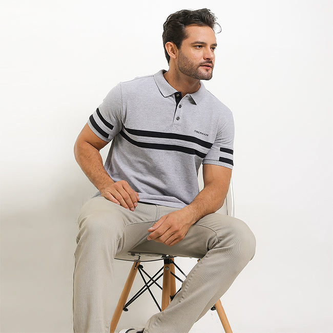 Obermain Pakaian Pria Polo Dare In Grey