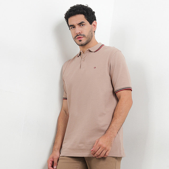 Obermain Pakaian Pria Polo Roxxane In Taupe