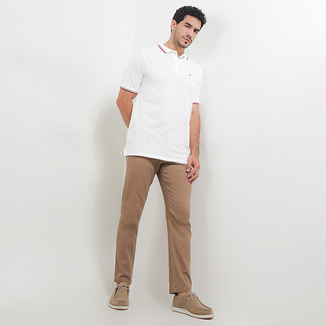 Obermain Pakaian Pria Polo Roxxane In White