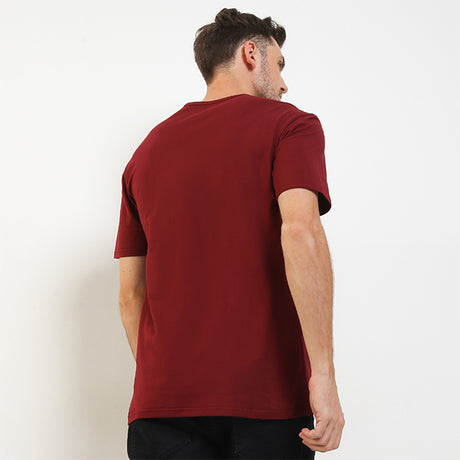 Obermain Pakaian Pria T Shirt Collin In Maroon