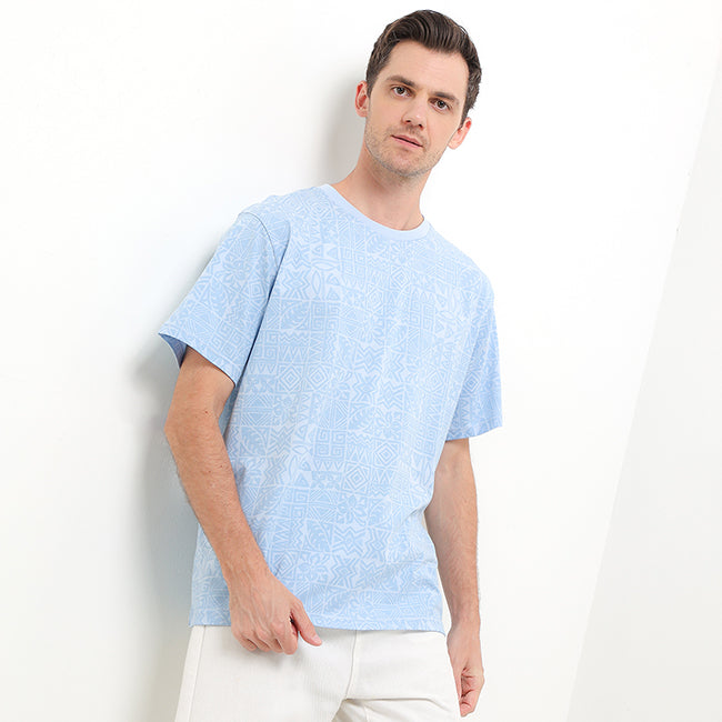 Obermain Men Tops Finnegan In Light Blue