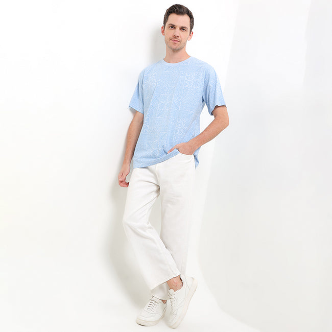 Obermain Men Tops Finnegan In Light Blue