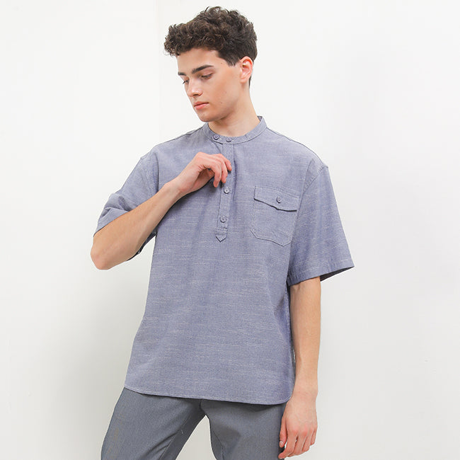 Obermain Pakaian Wanita Shirt Ethan In Navy