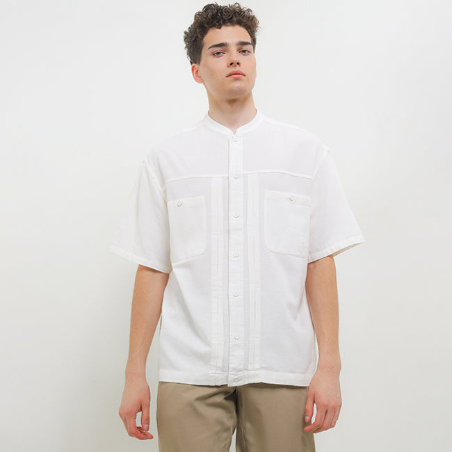 Obermain Pakaian Pria Shirt Edward In White