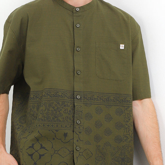 Obermain Pakaian Pria Shirt Eaden In Olive