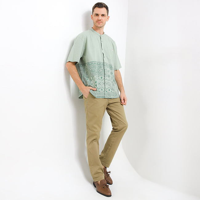 Obermain Pakaian Pria Shirt Eaden In Sage