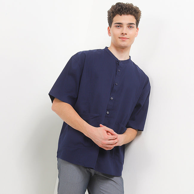 Obermain Pakaian Pria Shirt Elliot In Navy