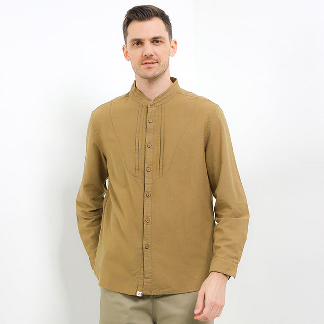 Obermain Pakaian Pria Shirt Ellias In Brown